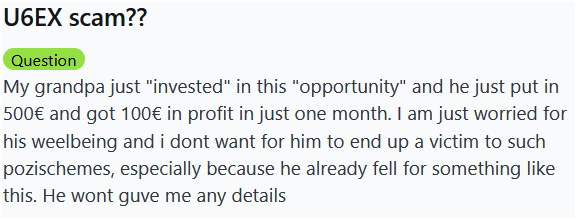 u6ex scam