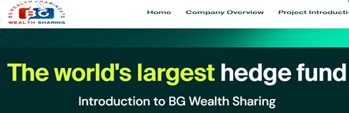 bg wealth sharing world's large hedge fund?