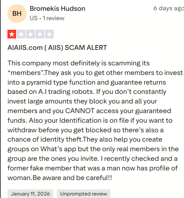 aiis withdrawal problems