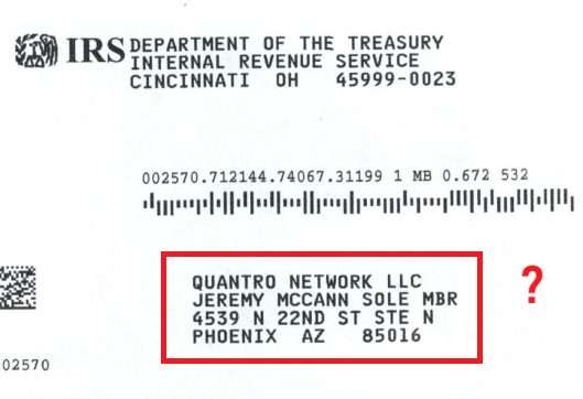 jeremy mccann quantro network llc