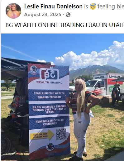 bg wealth sharing Scam Promoter