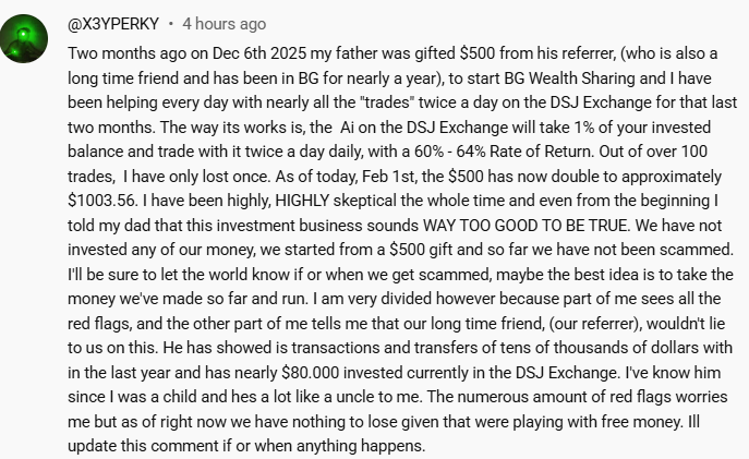 bg wealth sharing koolaid