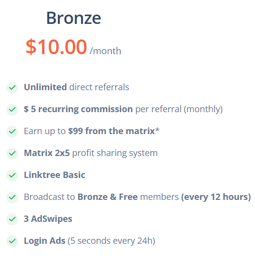 daily ads bronze membership